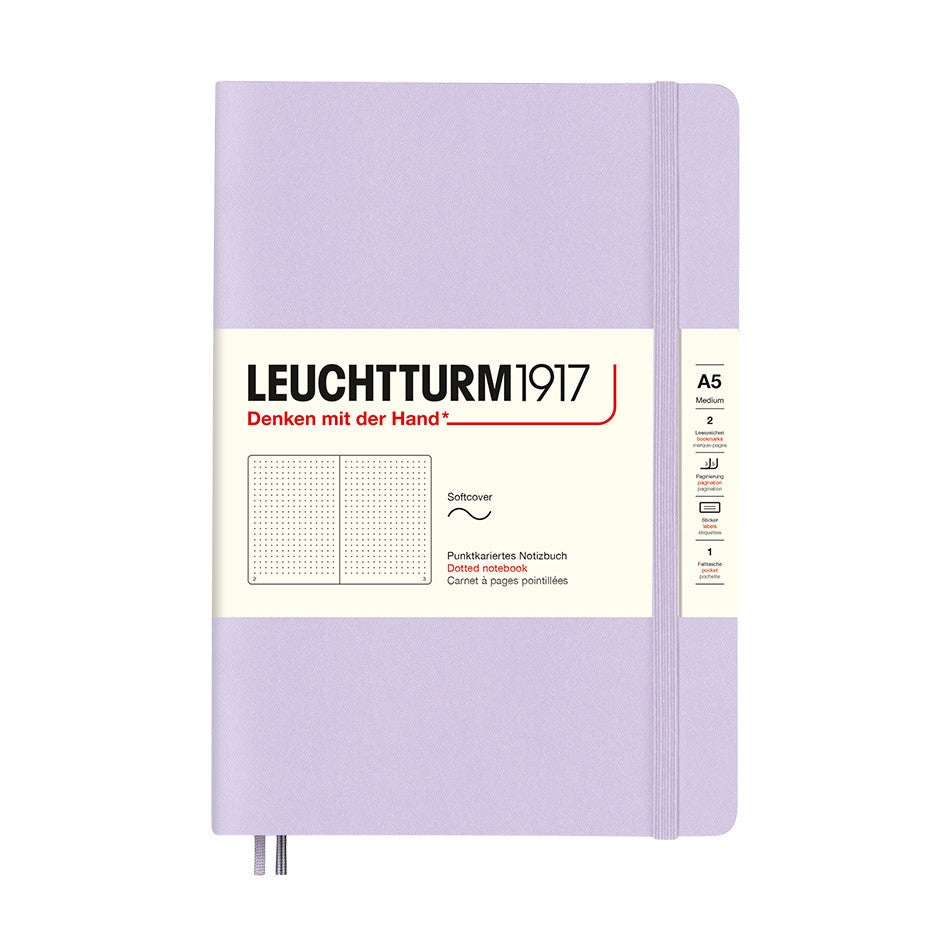 LEUCHTTURM1917 Softcover Notebook Medium Lilac by LEUCHTTURM1917 at Cult Pens