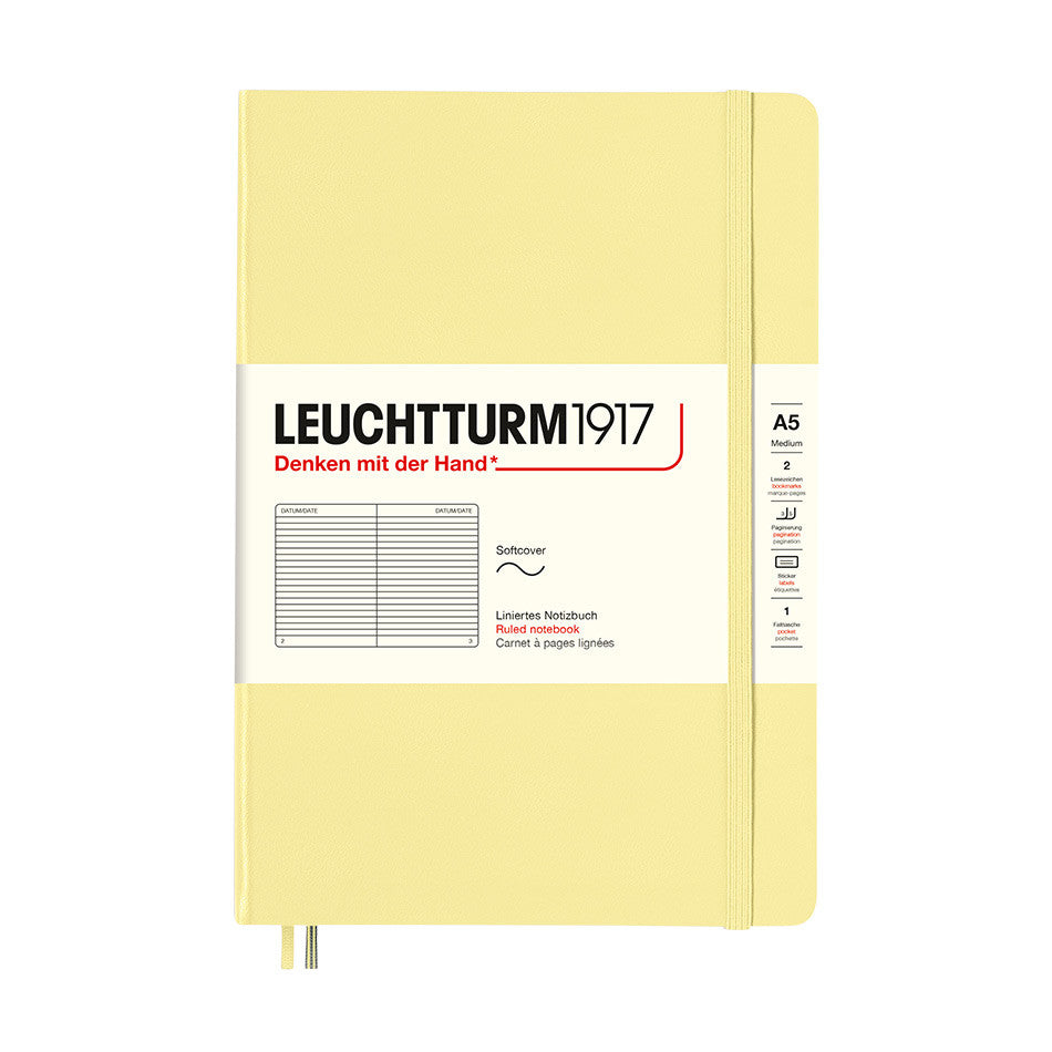 LEUCHTTURM1917 Softcover Notebook Medium Vanilla by LEUCHTTURM1917 at Cult Pens