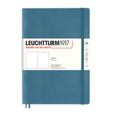 LEUCHTTURM1917 Softcover Notebook B5 Stone Blue by LEUCHTTURM1917 at Cult Pens
