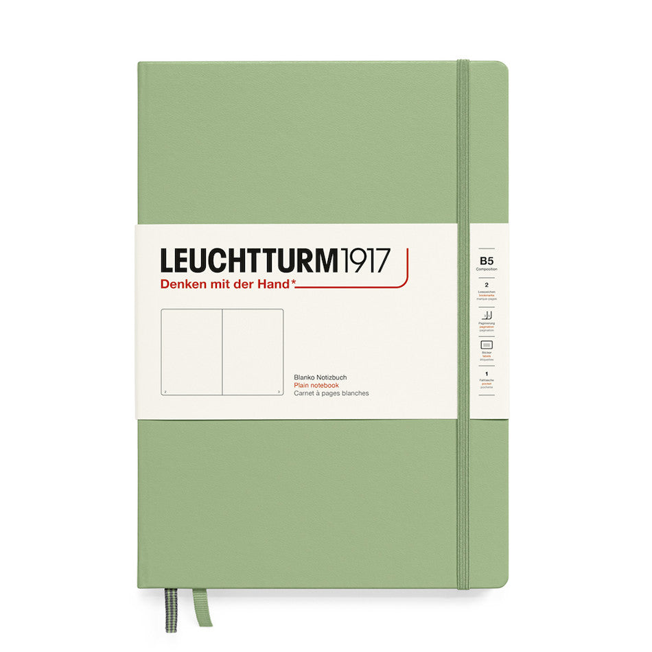 LEUCHTTURM1917 Hardcover Notebook B5 Sage by LEUCHTTURM1917 at Cult Pens