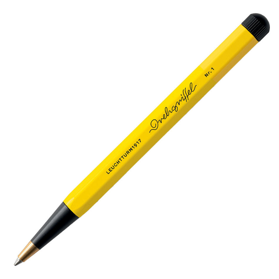 LEUCHTTURM1917 Drehgriffel Bauhaus Edition Ballpoint Pen Lemon and Black by LEUCHTTURM1917 at Cult Pens