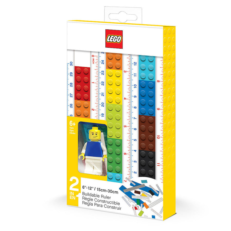 LEGO 2.0 Convertible Ruler with Minifigure by LEGO at Cult Pens