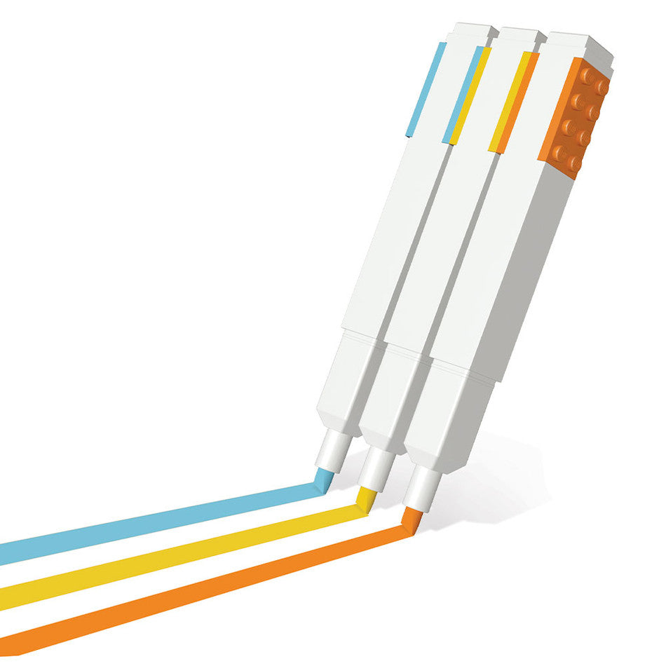 LEGO 2.0 Highlighters Set of 3 by LEGO at Cult Pens