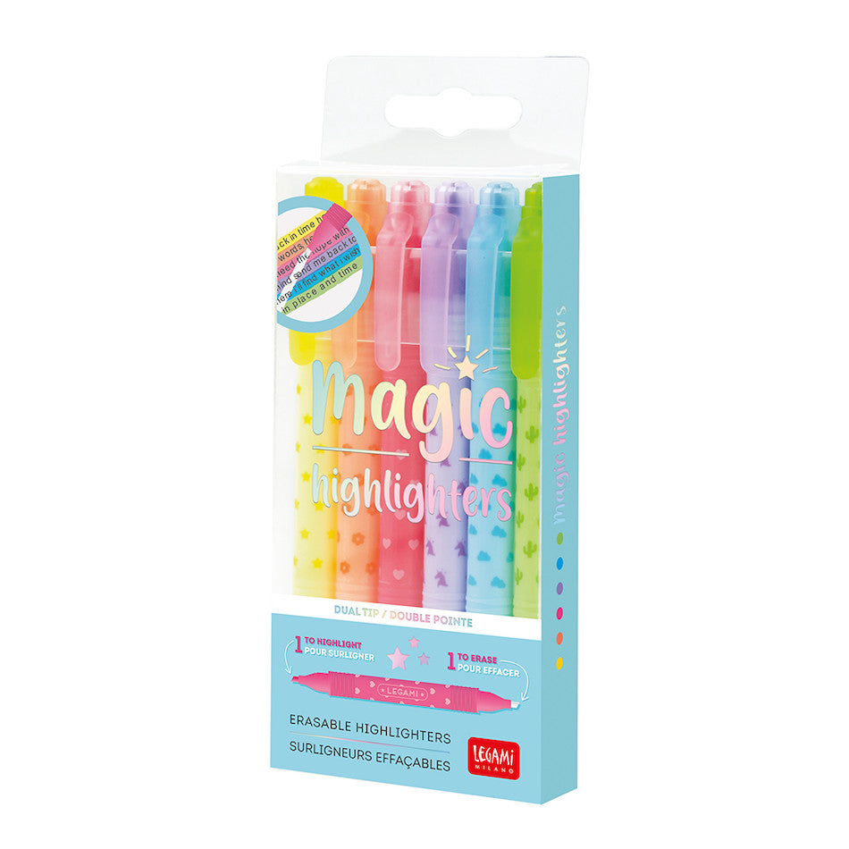 Legami Magic Highlighters Set of 6 by Legami at Cult Pens