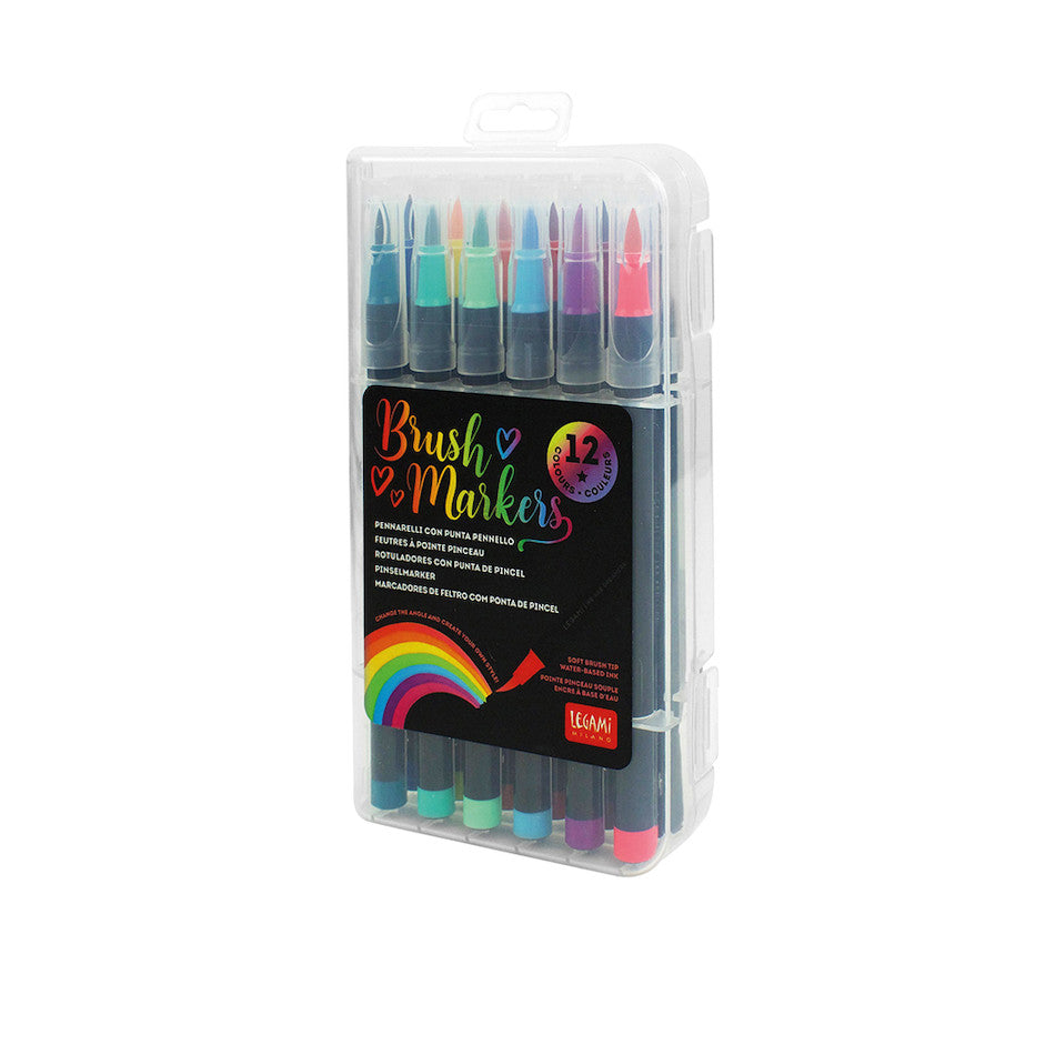 Legami Brush Markers Set of 12 by Legami at Cult Pens
