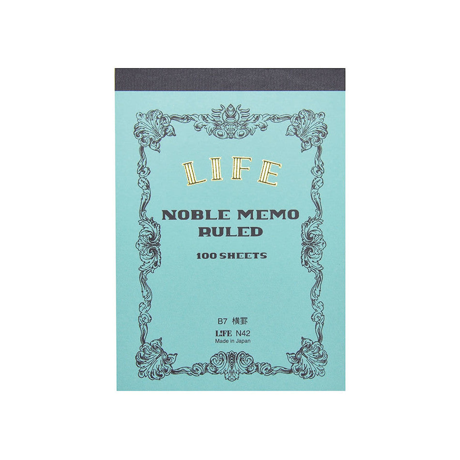 Life Noble Notepad B7 by Life at Cult Pens