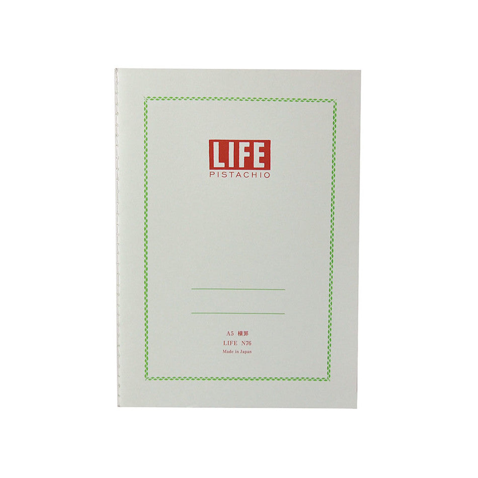 Life Pistachio Notebook A5 by Life at Cult Pens