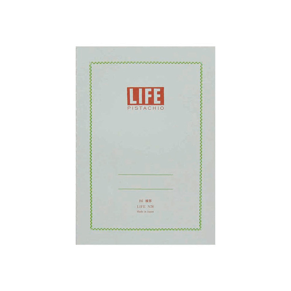 Life Pistachio Notebook B6 by Life at Cult Pens