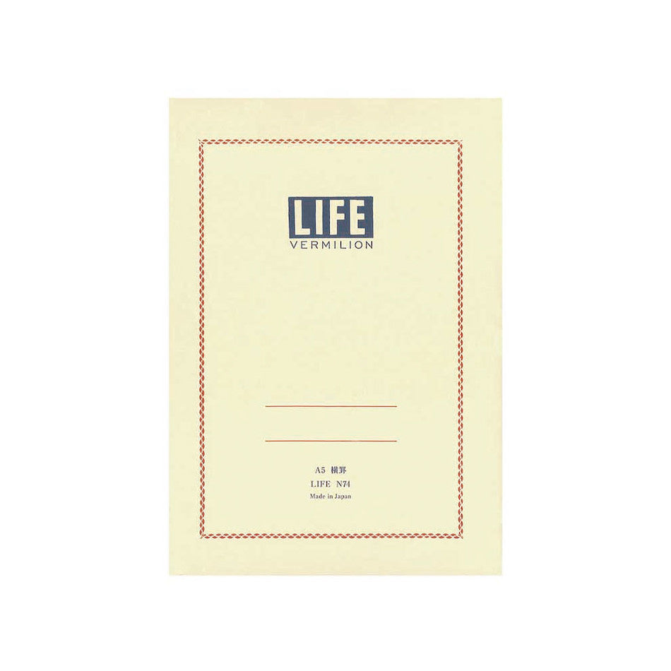 Life Vermillion Notebook A5 by Life at Cult Pens
