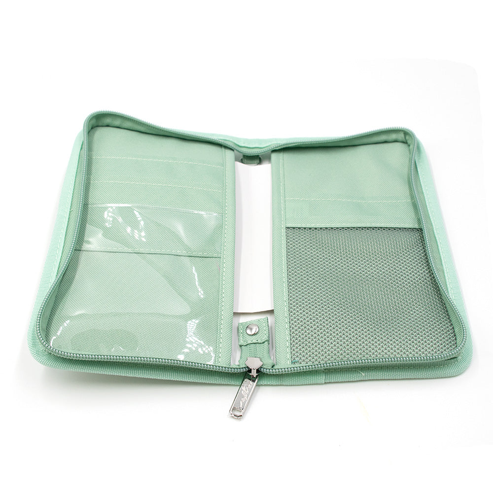 Lihit Lab Myfa A3301-5 Trading Card Pouch With Decor Sheet - Mini Honey Yellow Organizer