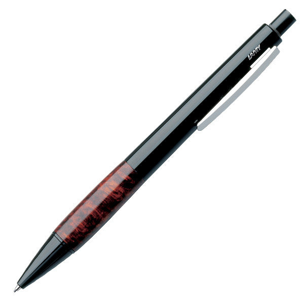 LAMY accent BY Ballpoint Pen Black Lacquer / Briarwood by LAMY at Cult Pens