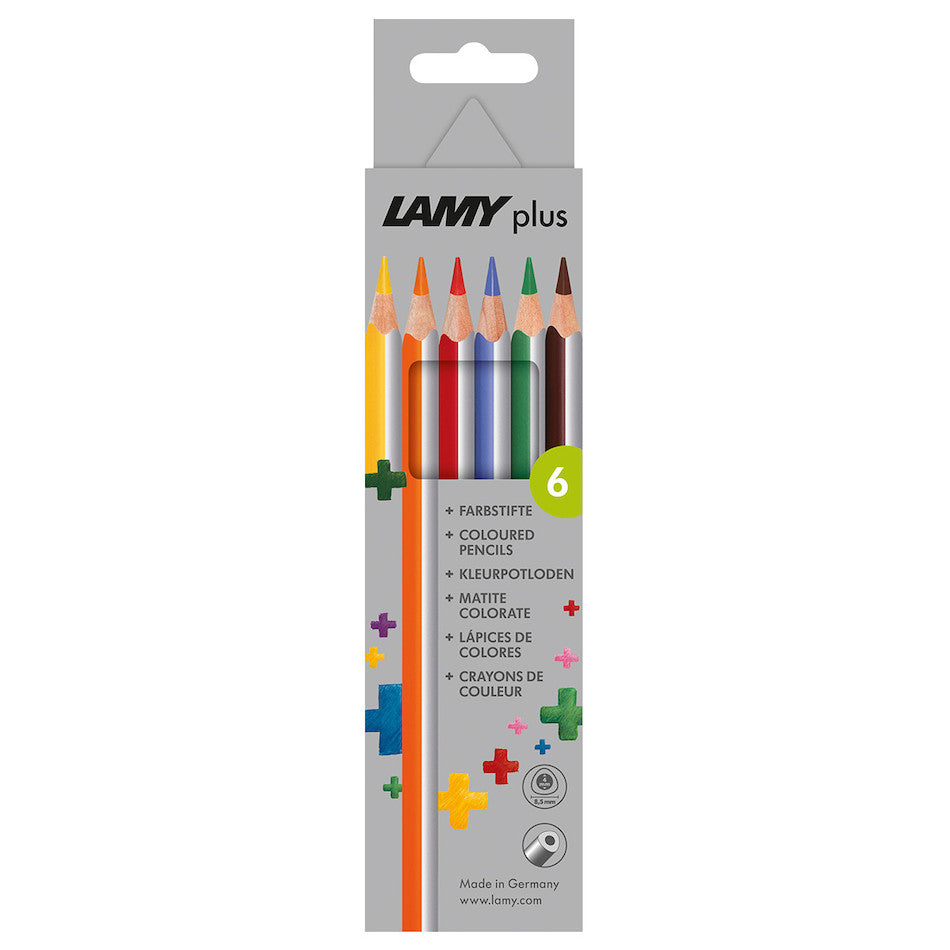 LAMY plus Coloured Pencils Box of 6 by LAMY at Cult Pens