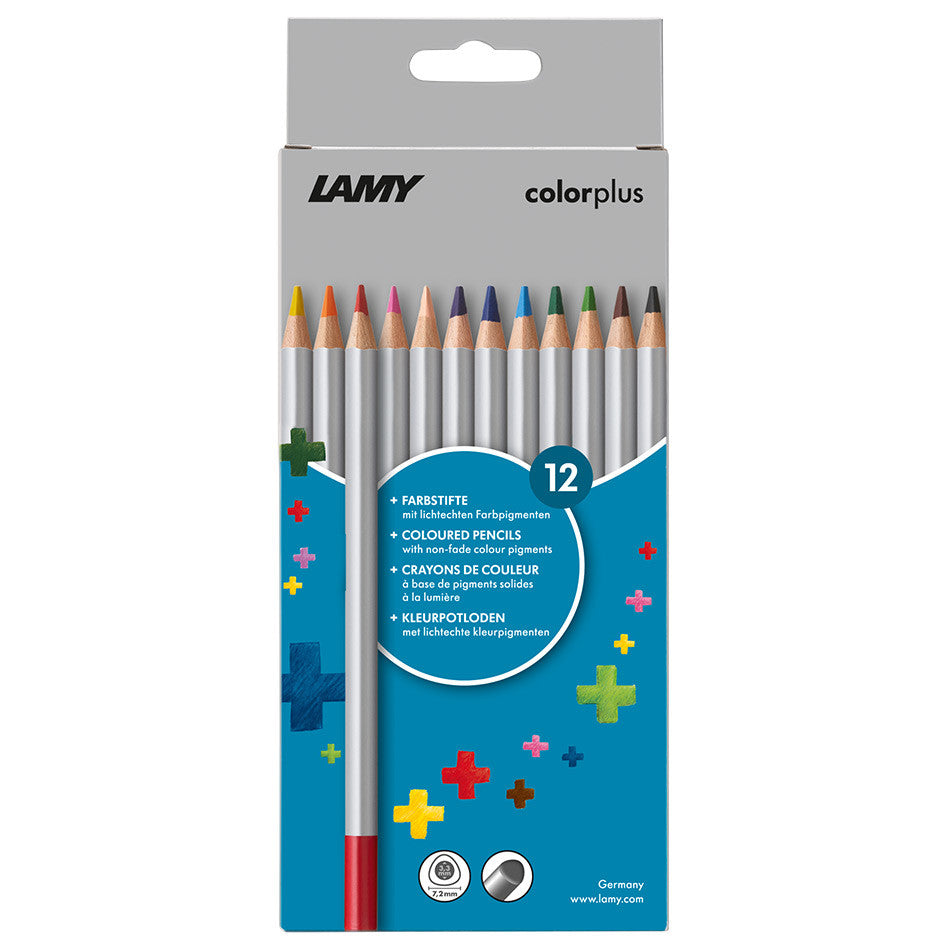 LAMY colorplus Coloured Pencil Box of 12 by LAMY at Cult Pens