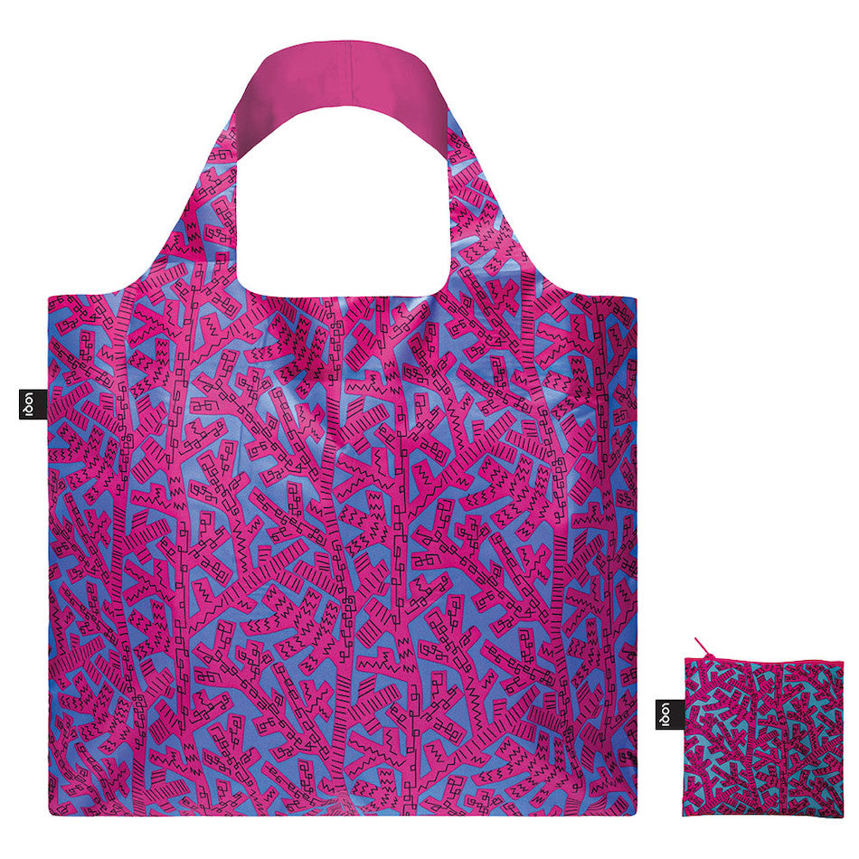 LOQI Felice Rex Fabric Pattern Web for the Wiener Werkstaette Recycled Tote Bag by LOQI at Cult Pens