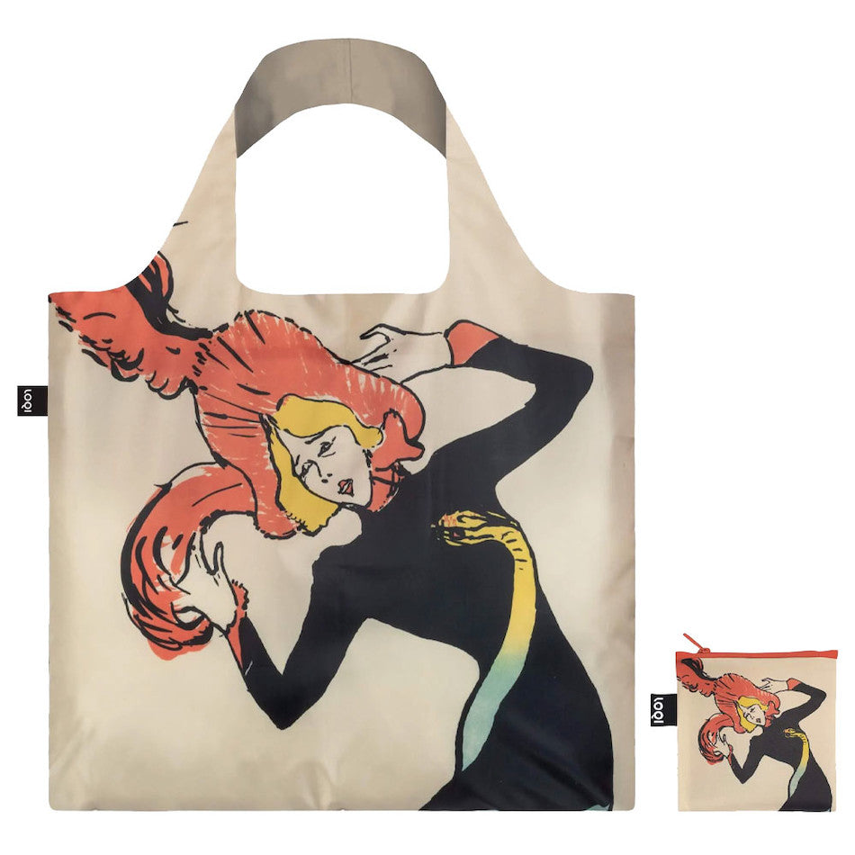 LOQI Henri De Toulouse-Lautrec Jane Avril & Aristide Bruant Recycled Tote Bag by LOQI at Cult Pens