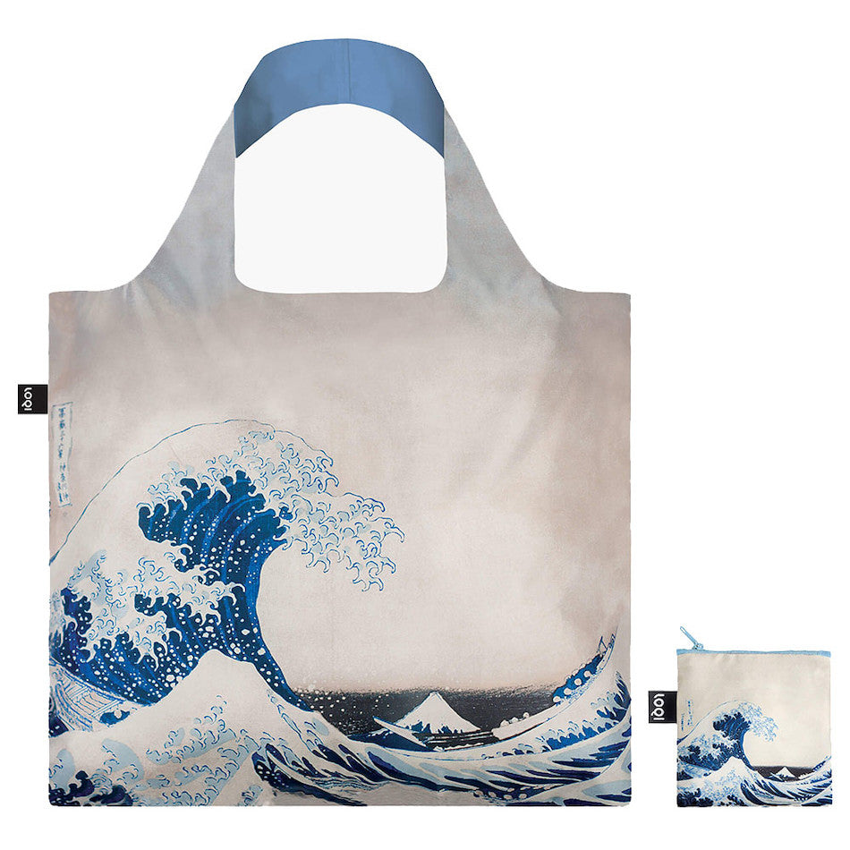 LOQI KATSUSHIKA HOKUSAI The Great Wave Recycled Tote Bag by LOQI at Cult Pens