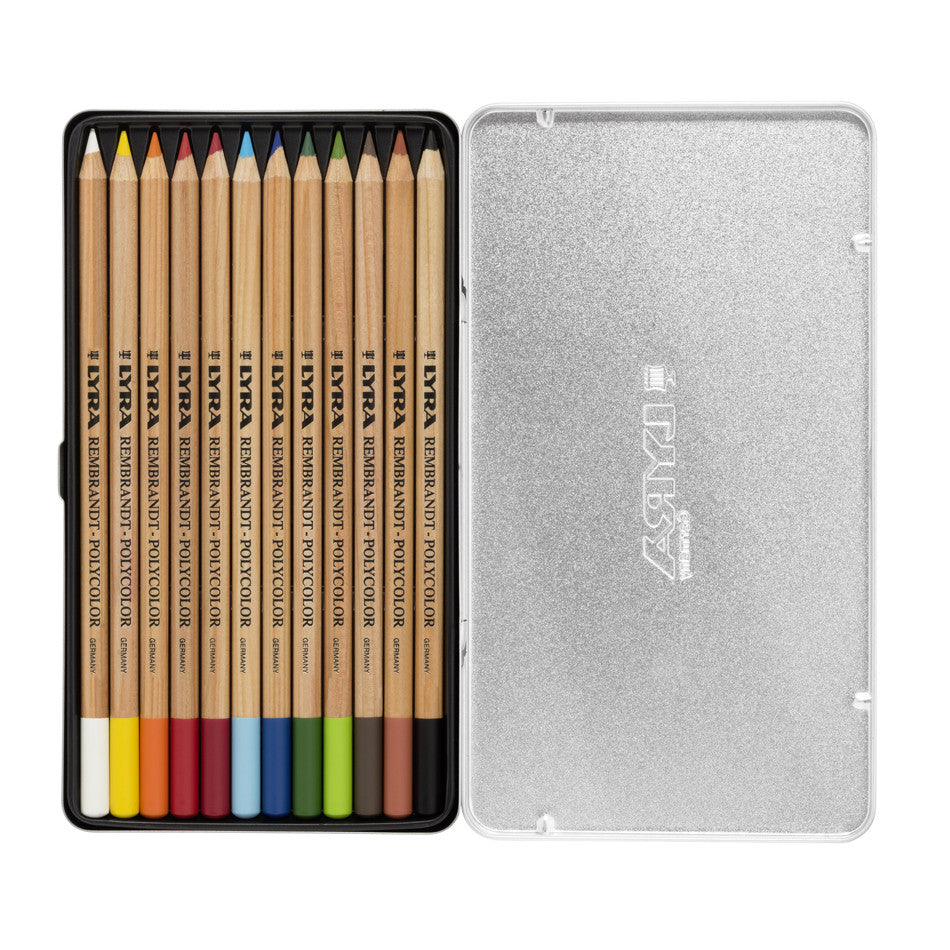 LYRA Rembrandt Polycolour Pencil Assorted Set of 12 by LYRA at Cult Pens