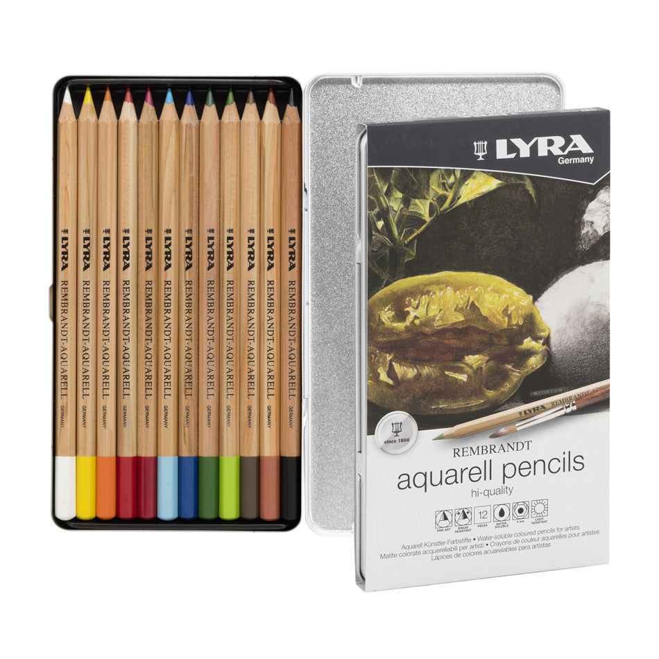 LYRA Rembrandt Aquarell Pencil Set of 12 by LYRA at Cult Pens