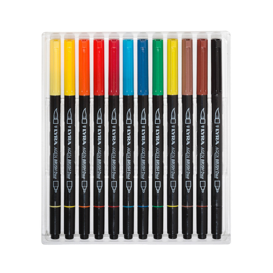 LYRA Aqua Brush Duo Pen Set of 12 by LYRA at Cult Pens