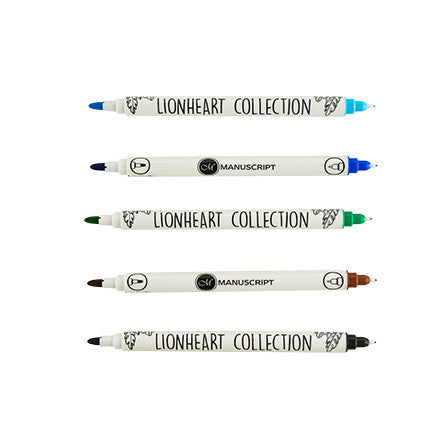 Manuscript Lionheart Write & Colour Pen Set of 10 by Manuscript at Cult Pens