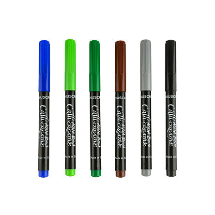 Manuscript Callicreative Aqua Brush Markers Set of 12 by Manuscript at Cult Pens