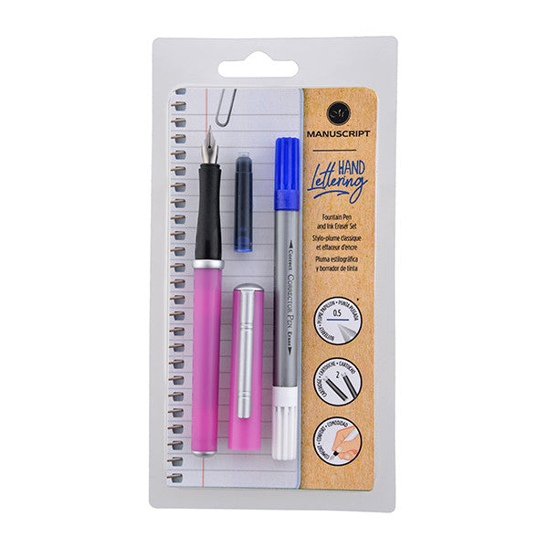 Manuscript Classic Fountain Pen with Ink Eraser by Manuscript at Cult Pens
