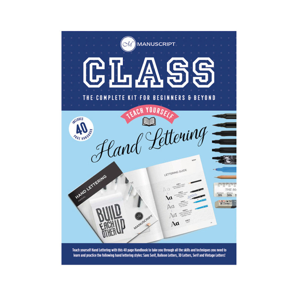 Manuscript Class Lettering Kit by Manuscript at Cult Pens