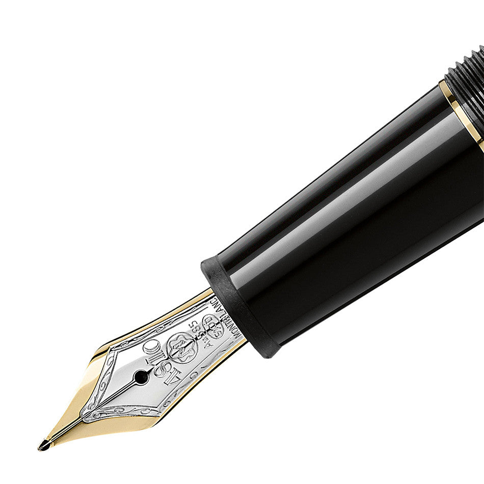Montblanc Meisterstuck Classique Fountain Pen Gold Trim by Montblanc at Cult Pens