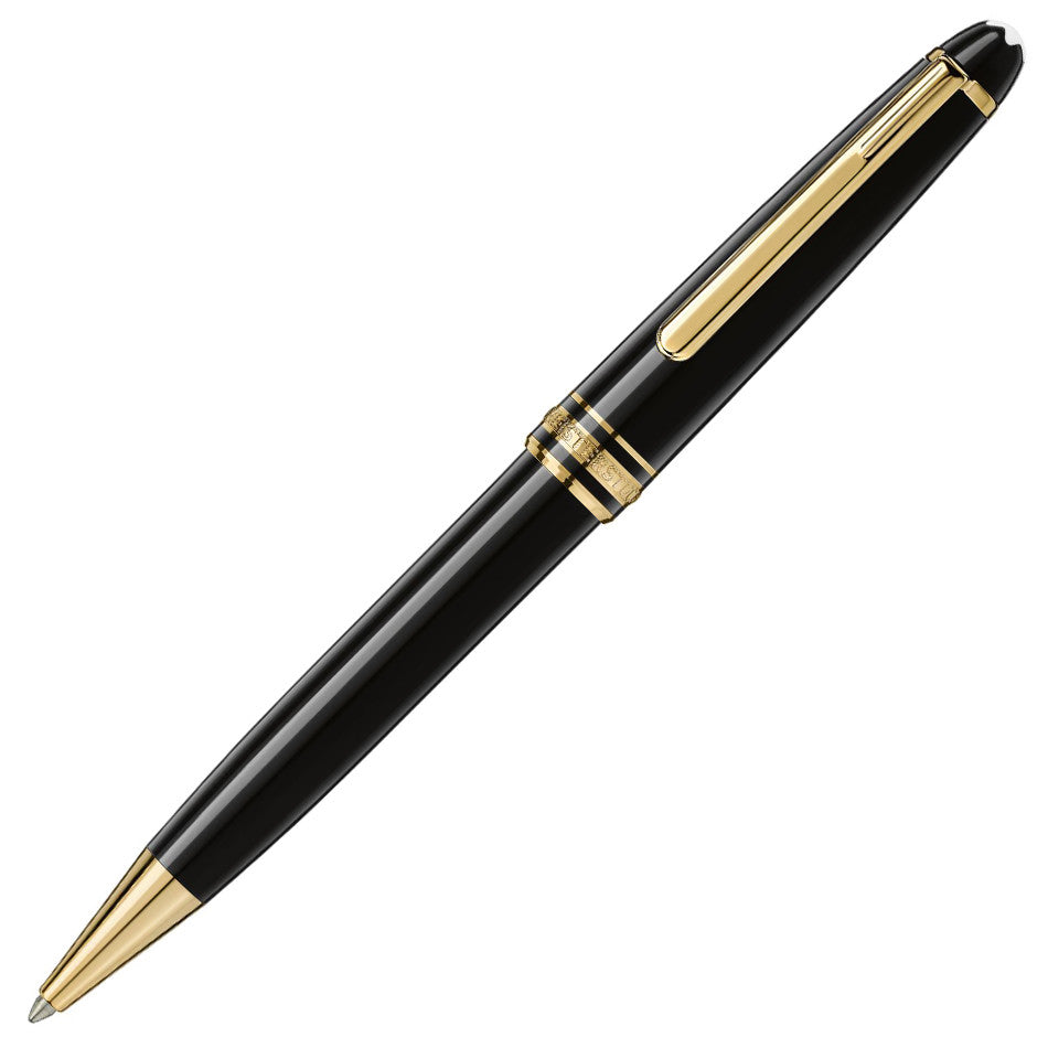 Montblanc Meisterstuck Classique Ballpoint Pen Gold Trim by Montblanc at Cult Pens