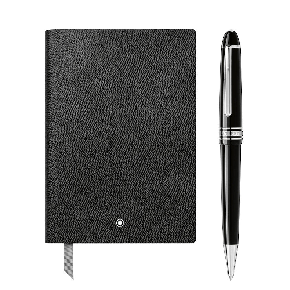 Montblanc Meisterstuck Classique Ballpoint Pen and Notebook Set #146 Black by Montblanc at Cult Pens