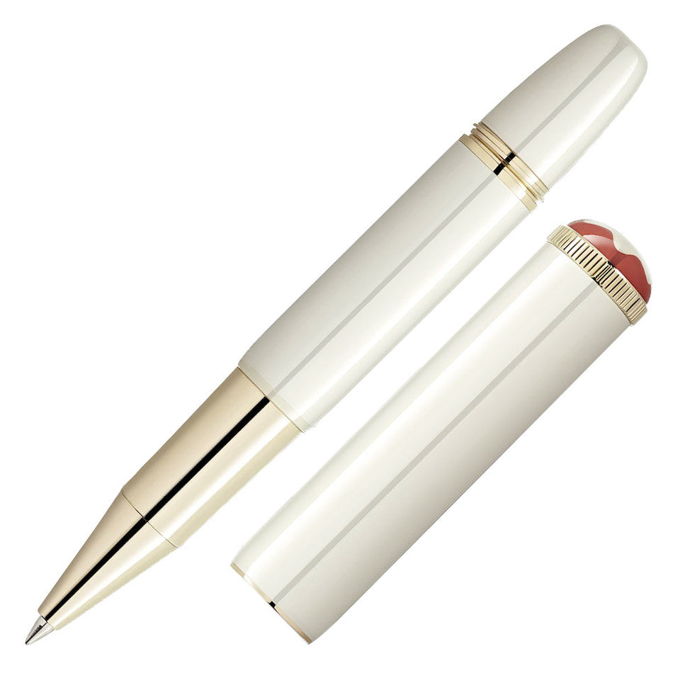 Montblanc Heritage Rouge et Noir "Baby" Rollerball Pen Special Edition Ivory by Montblanc at Cult Pens