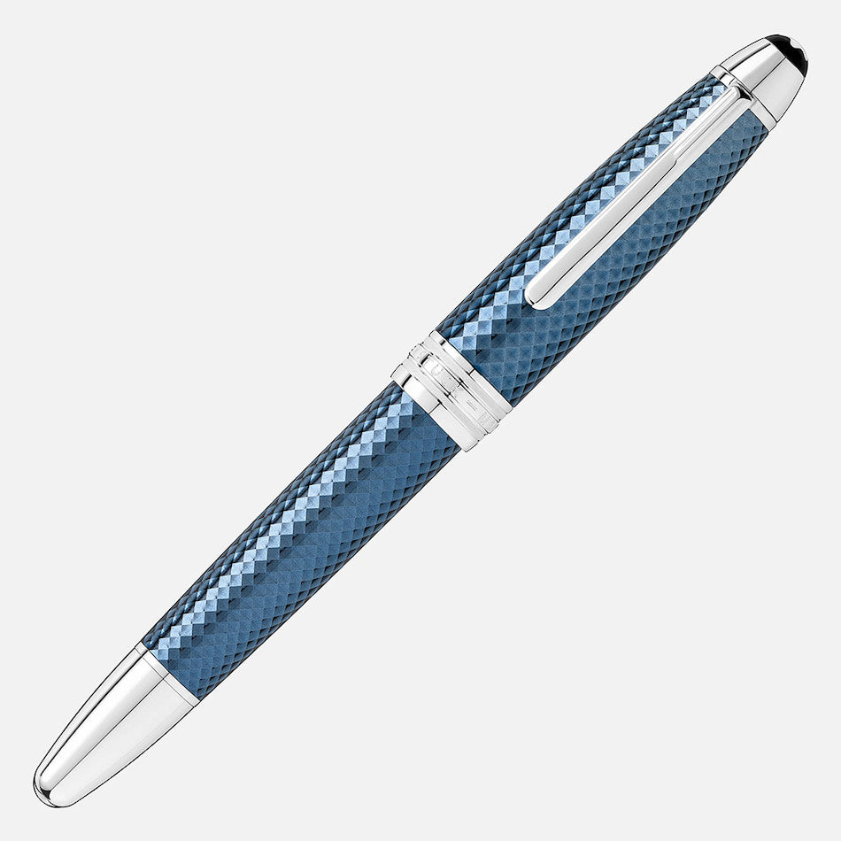 Montblanc Meisterstuck Glacier Solitaire Fountain Pen Blue by Montblanc at Cult Pens
