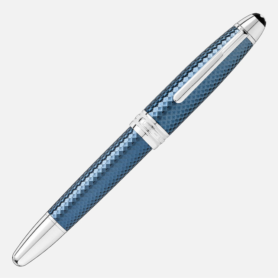 Montblanc Meisterstuck Glacier Solitaire Rollerball Pen Blue