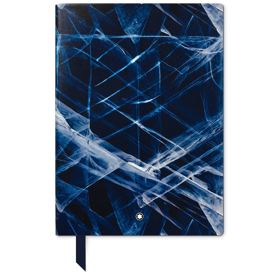 Mb Notebook Montblanc Meisterstuck Glacier Notebook #163 Medium Blue Lined