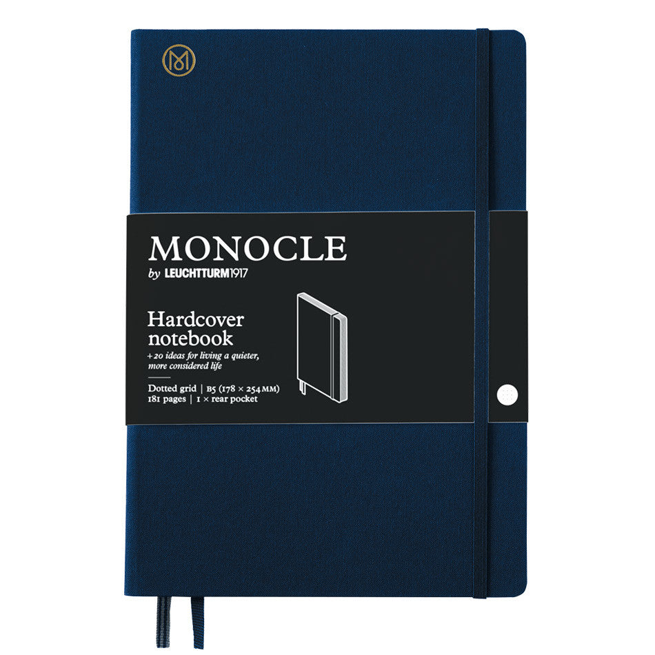 Monocle by Leuchtturm1917 Hardcover Notebook B5 Navy by Monocle by Leuchtturm1917 at Cult Pens