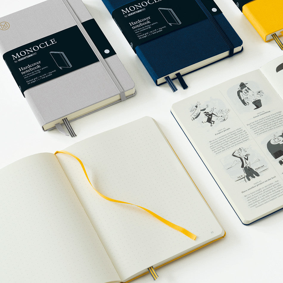 Monocle by Leuchtturm1917 Hardcover Notebook B5 Yellow by Monocle by Leuchtturm1917 at Cult Pens