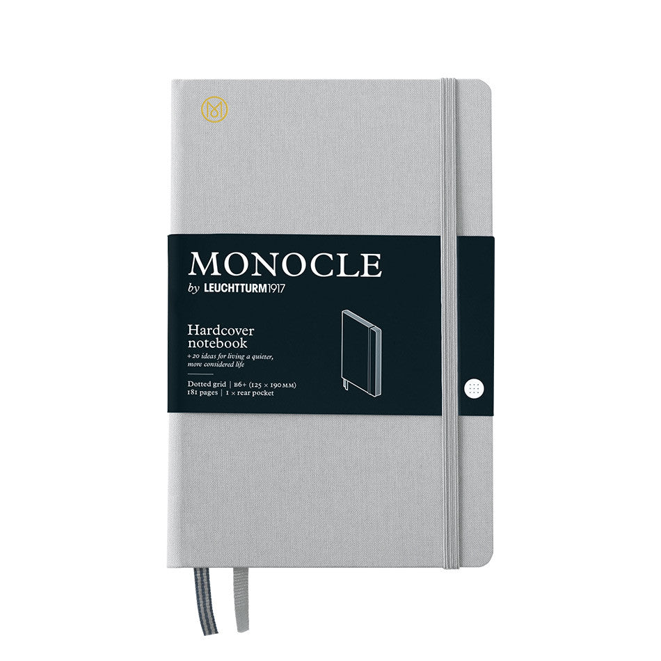 Monocle by Leuchtturm1917 Hardcover Notebook B6+ Light Grey by Monocle by Leuchtturm1917 at Cult Pens