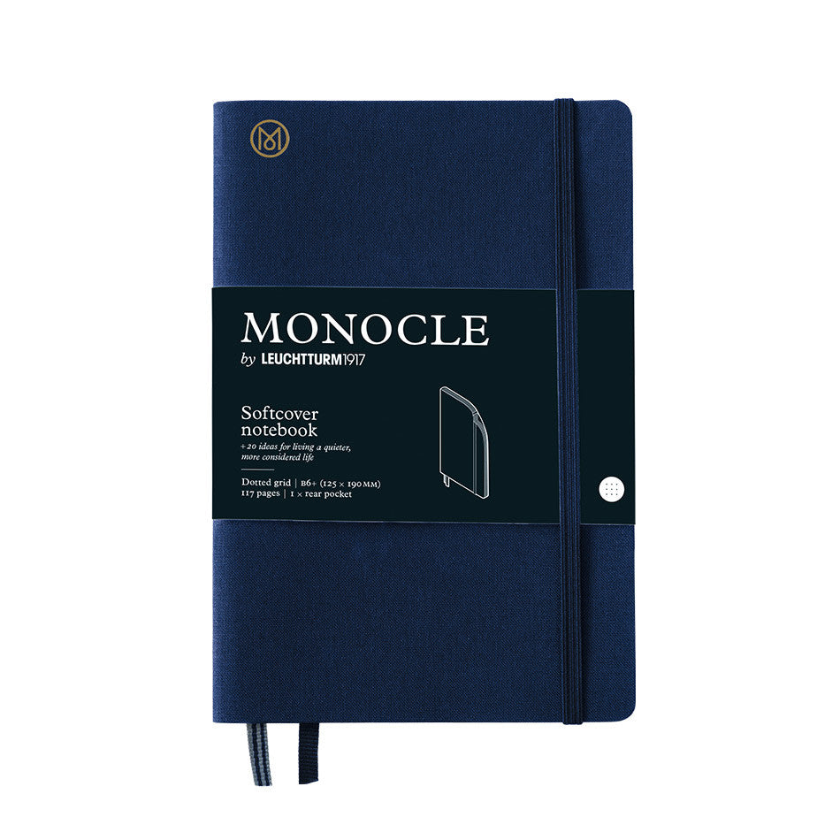 Monocle by Leuchtturm1917 Softcover Notebook B6+ Navy by Monocle by Leuchtturm1917 at Cult Pens
