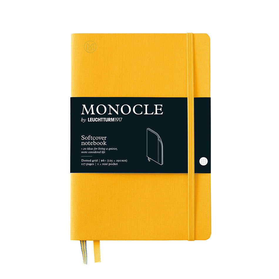 Monocle by Leuchtturm1917 Softcover Notebook B6+ Yellow by Monocle by Leuchtturm1917 at Cult Pens