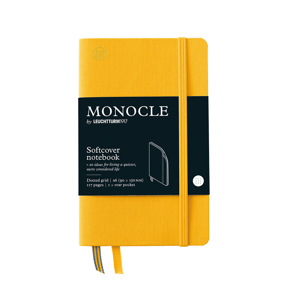 Monocle by Leuchtturm1917 Softcover Notebook A6 Yellow by Monocle by Leuchtturm1917 at Cult Pens