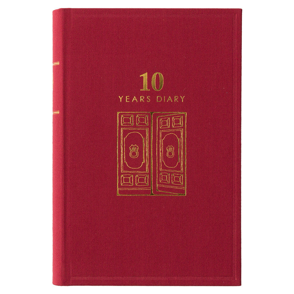 Midori Journal 10 Years Gate Dark Red by Midori at Cult Pens