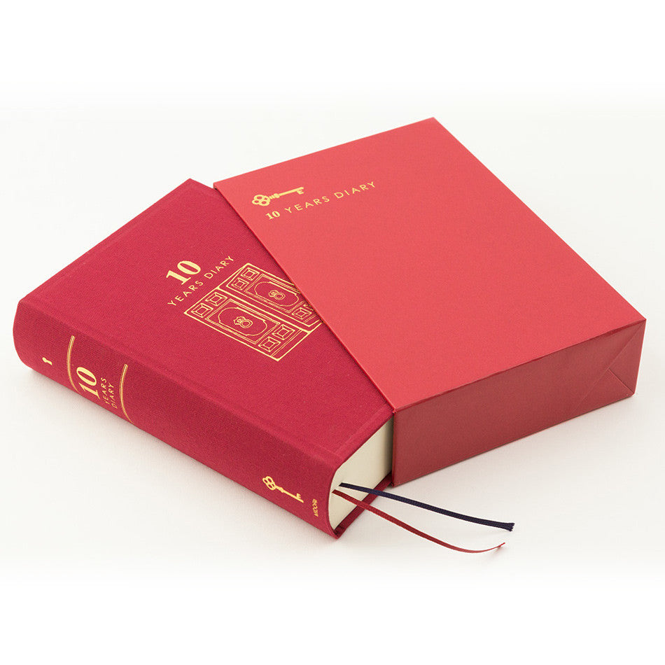 Midori Journal 10 Years Gate Dark Red by Midori at Cult Pens