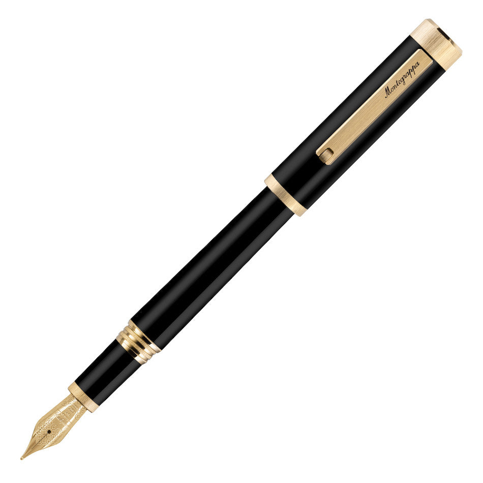 Montegrappa Zero Fountain Pen Yellow Gold 14ct Gold Nib by Montegrappa at Cult Pens