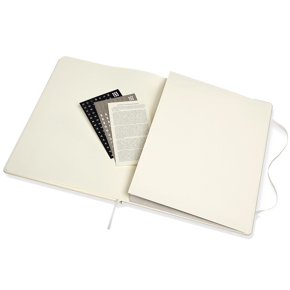 Moleskine Pro Notebook Hard Cover Extra Extra Large 216x279 Pearl Grey by Moleskine at Cult Pens