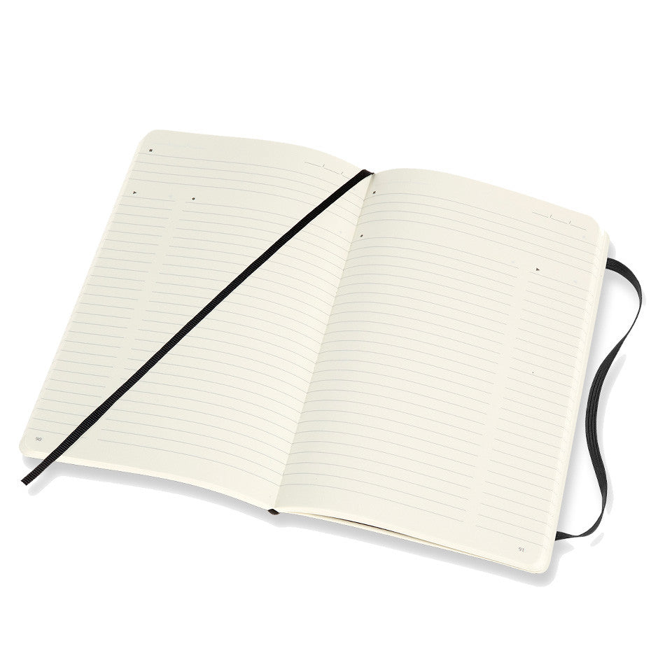 Moleskine Pro Notebook Soft Cover Large 135x210 Black by Moleskine at Cult Pens