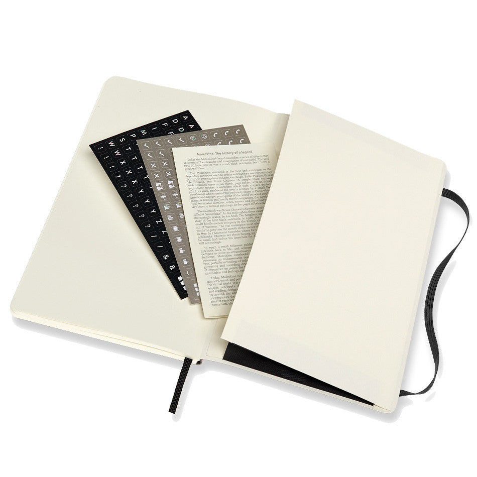 Moleskine Pro Notebook Soft Cover Large 135x210 Black by Moleskine at Cult Pens