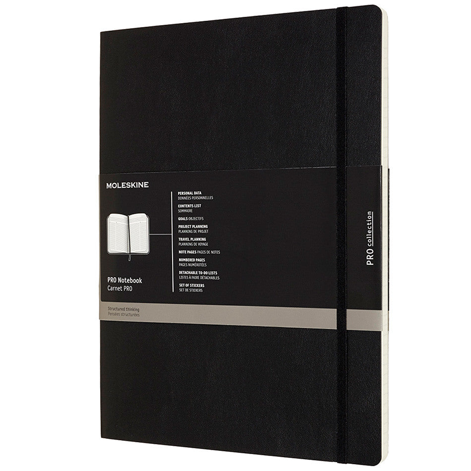 Moleskine Pro Notebook Soft Cover Extra Extra Large 216x279 Black by Moleskine at Cult Pens