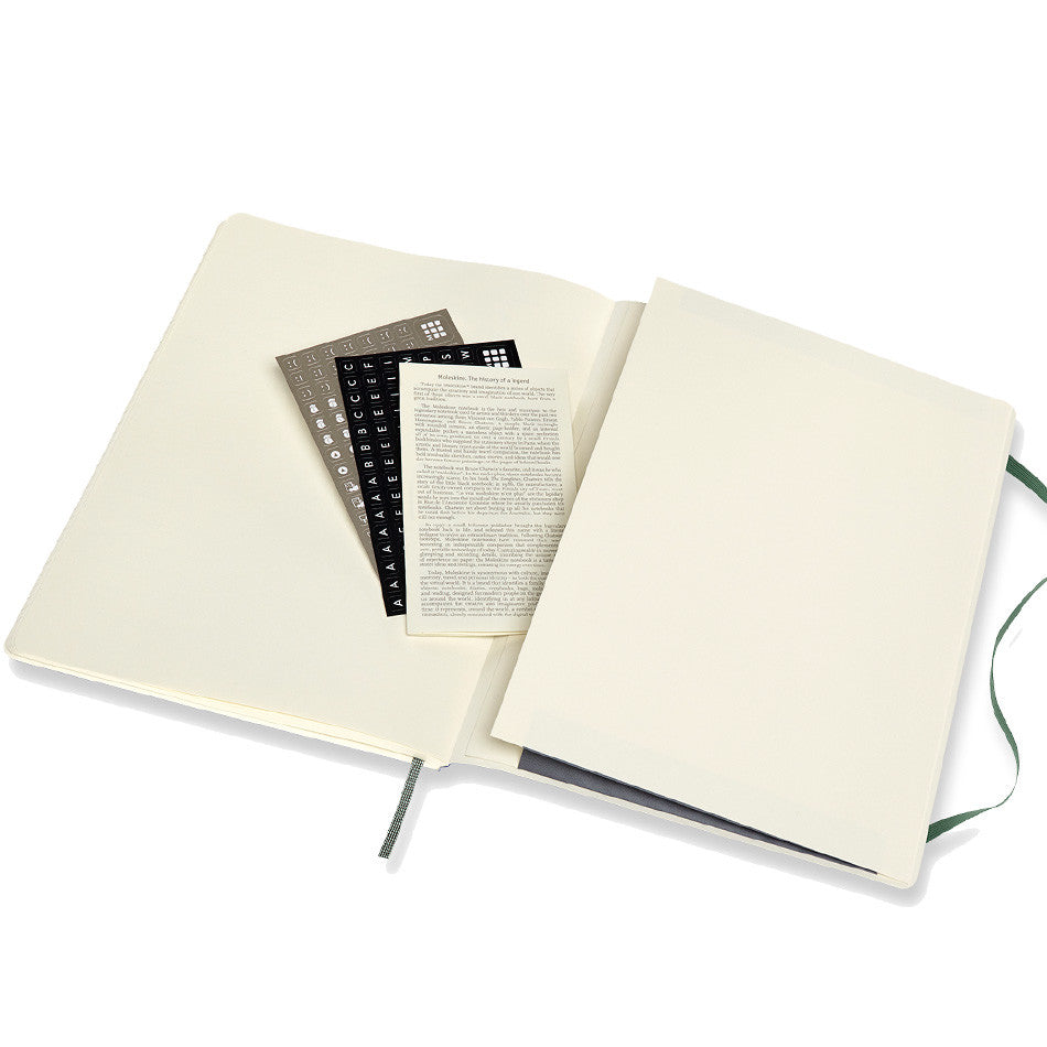 Moleskine Pro Notebook Soft Cover Extra Large Forest Green by Moleskine at Cult Pens