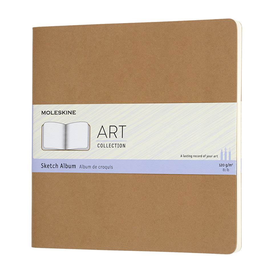 Moleskine Art Plus Sketch Album Square 190x190 Kraft Brown by Moleskine at Cult Pens