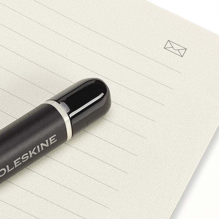 Moleskine Smart Writing Paper Tablet Black Ruled by Moleskine at Cult Pens